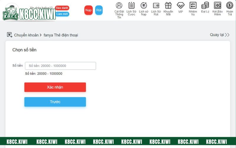 Rút tiền K8CC qua thẻ cào mang tới sự tiện lợi tối đa