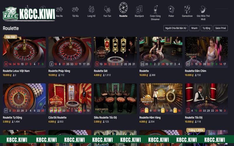 Thế mạnh đã làm nên tên tuổi của WM Casino K8CC